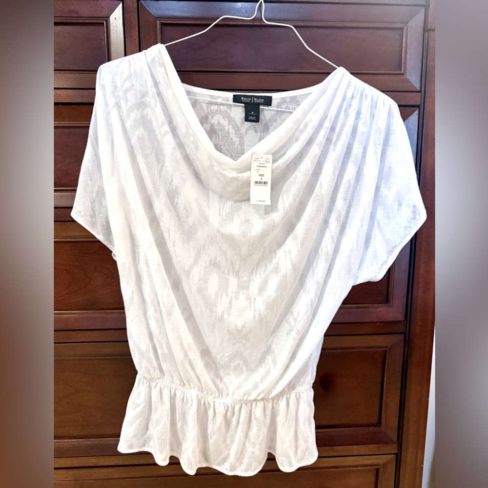 NWT White House Black Market tunic top- small